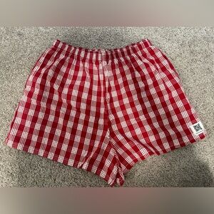 Kahui Palaka Red Shorts